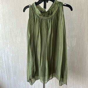 Made in Italy Piazza Roma Silk/Viscose fully lined top, Size M/L